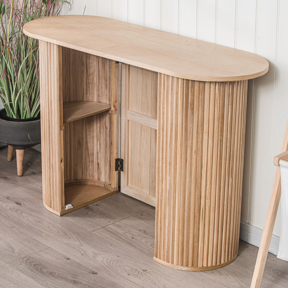 KONSOLENTISCH Rechteckig Braun 110 x 40 x 74 cm - Braun, Holz (40/110/74cm) - Nordlys
