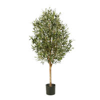 KUNSTBAUM Künstlicher Olivenbaum – Callistus 140 cm - Grün, Kunststoff (140cm) - aplanta
