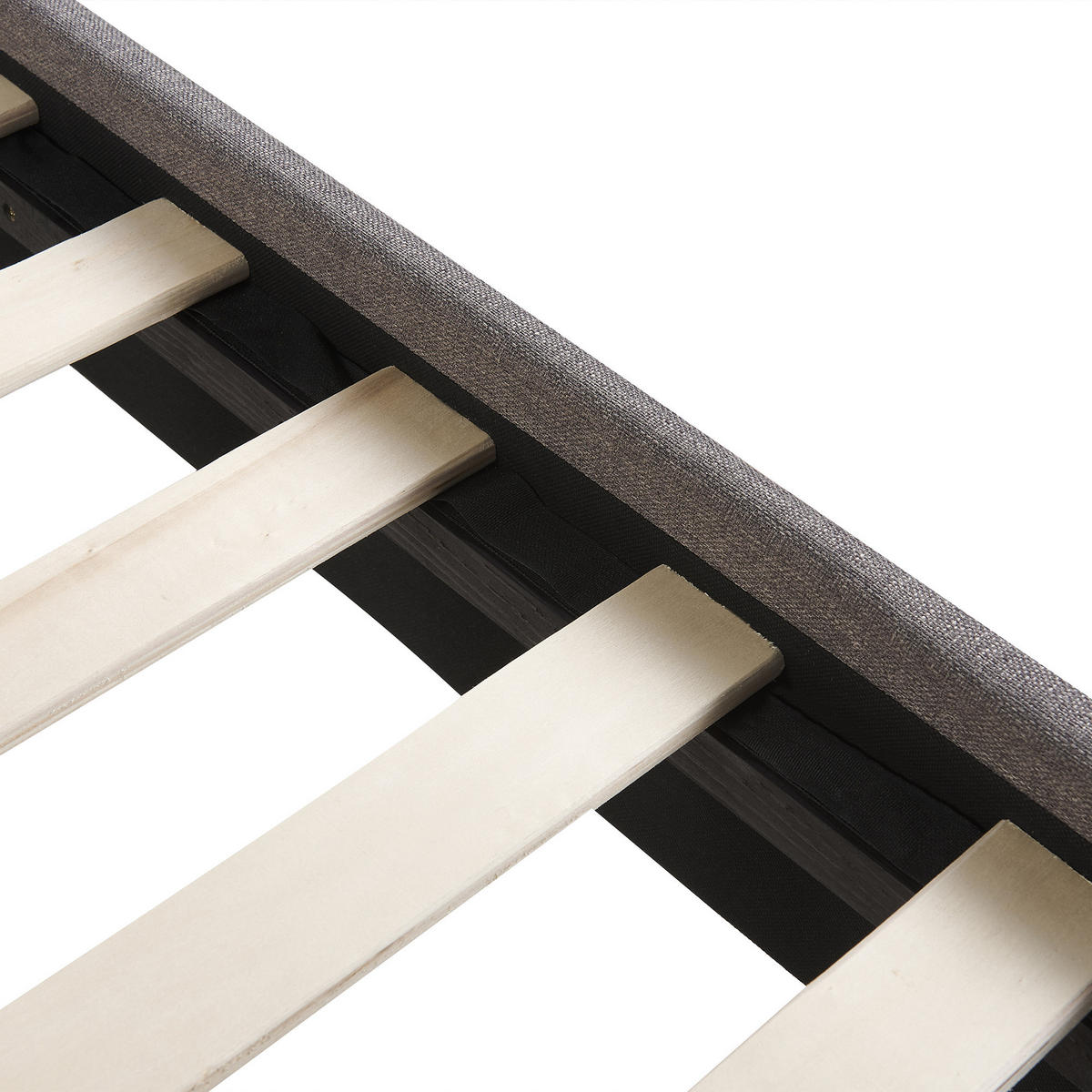 POLSTERBETT 90/200cm Grau Ambassador - Grau, Textil (90/200cm) - Beliani