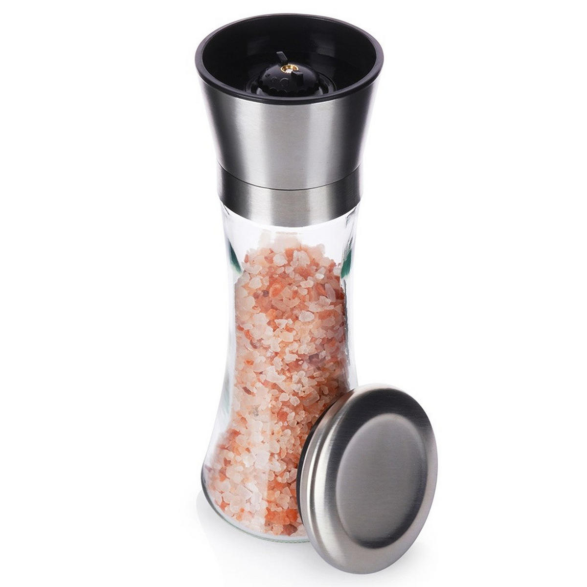 PFEFFERMÜHLE Basic Silber 6.6/6/19.1 cm Glas - Silberfarben, Glas (6/19.1/6.6cm) - Mondex
