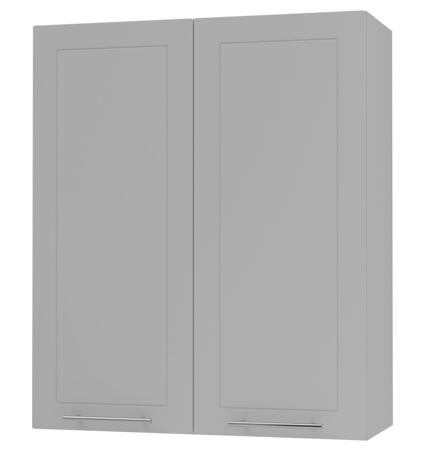 Feldmann-Wohnen Küchenhängeschrank Grau, Grau 80x96x32.5 cm
