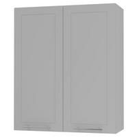 KÜCHENHÄNGESCHRANK Kvantum W4/80 Dust Grey Matt / Grau Matt 80 / 32,5 / 96cm - Grau, Holz/Holzwerkstoff (80/96/32.5cm) - Feldmann-Wohnen