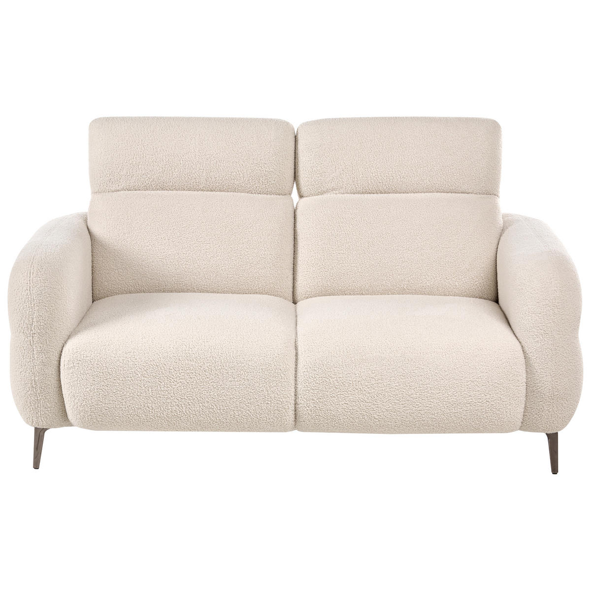 2-SITZER-SOFA Bouclé Cremeweiß Artuna - Creme, Textil (164/78/92cm) - Beliani
