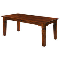 ESSTISCH Akazie 200x100x76 nougat lackiert OXFORD #605 - Dunkelbraun, Holz (200/100/76cm) - Massivmoebel24
