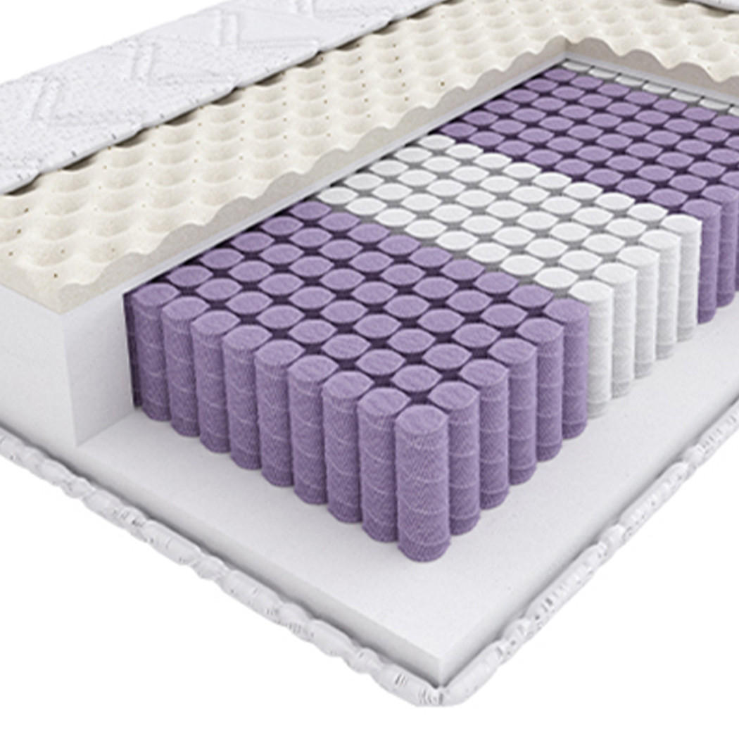 Mr Mattress Taschenmatratze Weiß 140x200 cm