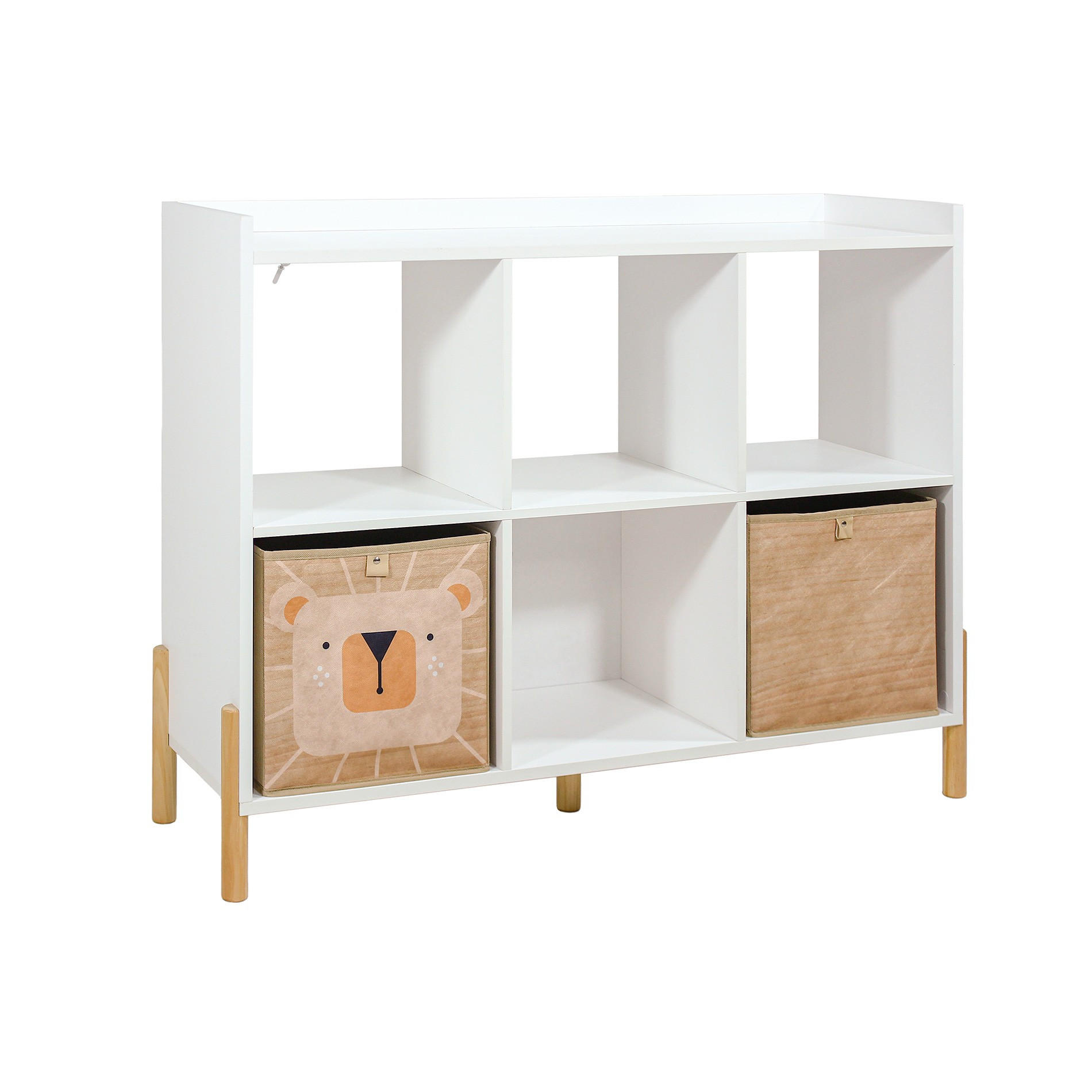 KINDERKOMMODE Weiß 98,5/30/78 - Weiß, Holz (98/78/30cm) - Mobili Rebecca