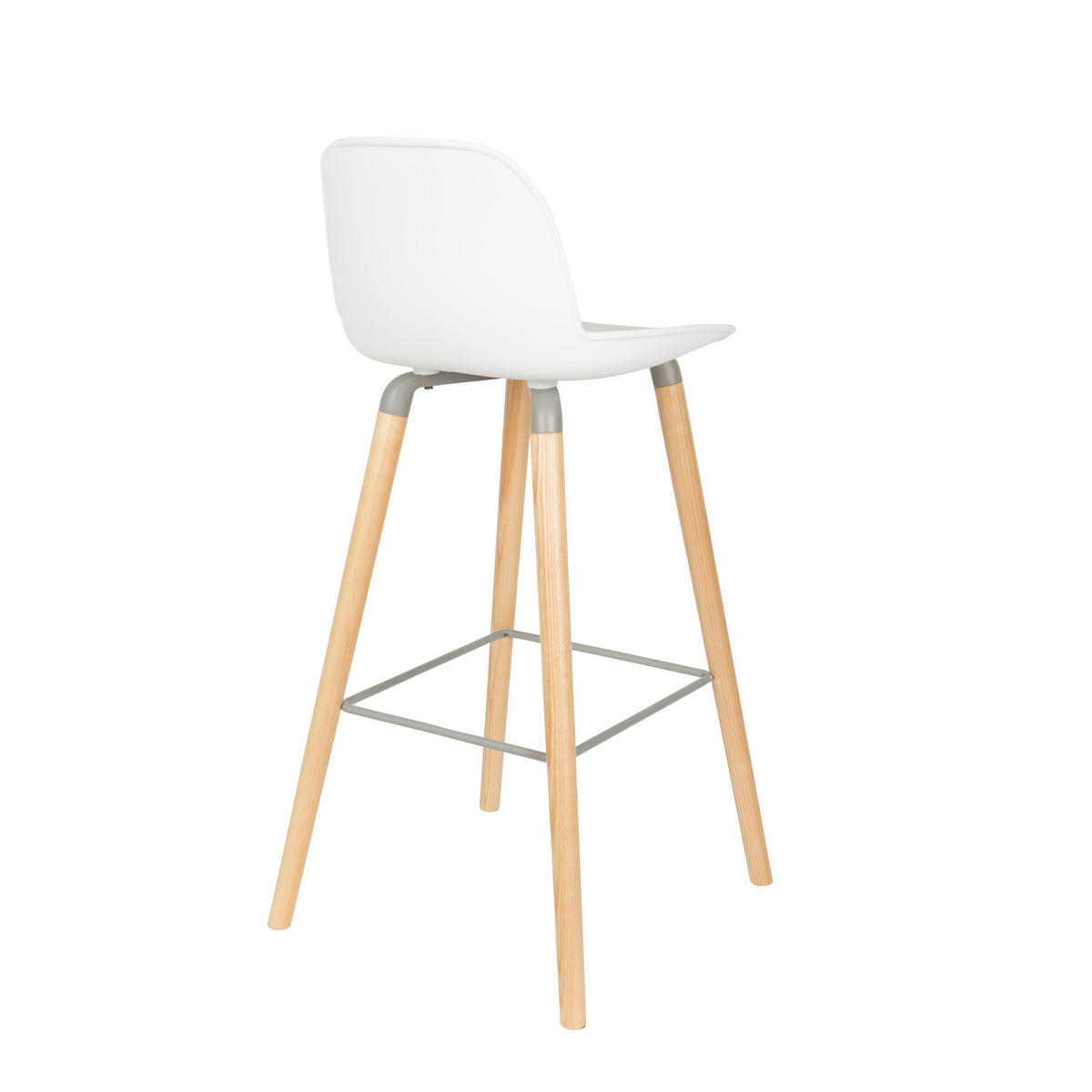BARHOCKER Albert Kuip Rückenlehne 75 cm Weiß - 2 er Set - Weiß, Kunststoff (47/98.5/47.5cm) - Zuiver