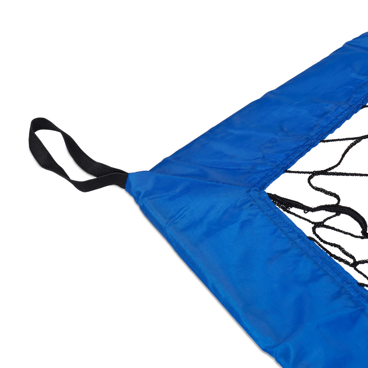 FUSSBALLTOR - Blau, Kunststoff/Textil (195/115cm) - Relaxdays