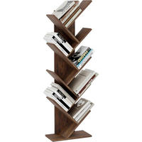BÜCHERREGAL Baumform Vintagebraun 40 x 20 x 127 cm - Braun, Holzwerkstoff (20/127/40cm)