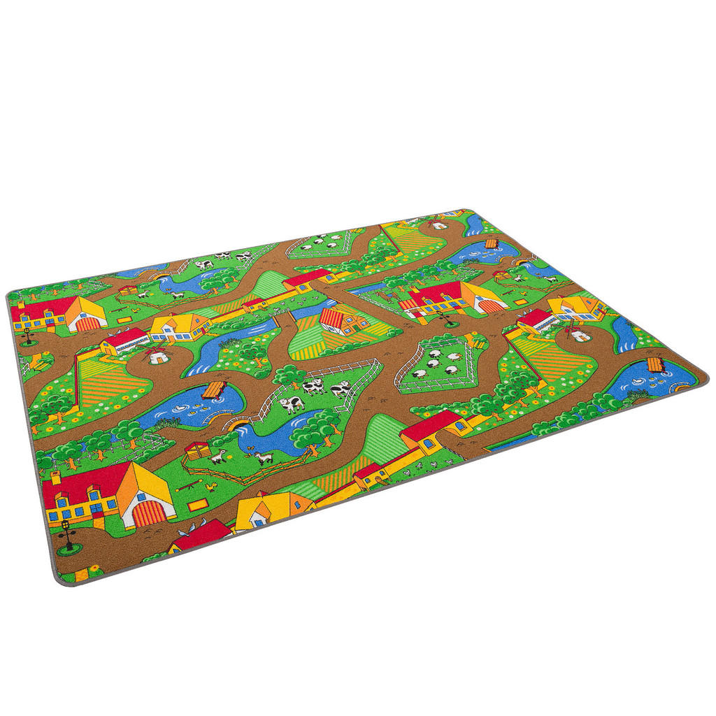Thumbnail - Snapstyle Strassenteppich, Mehrfarbig, Textil, 100x165 cm, Teppiche & Böden, Teppiche, Teppich Kinderzimmer