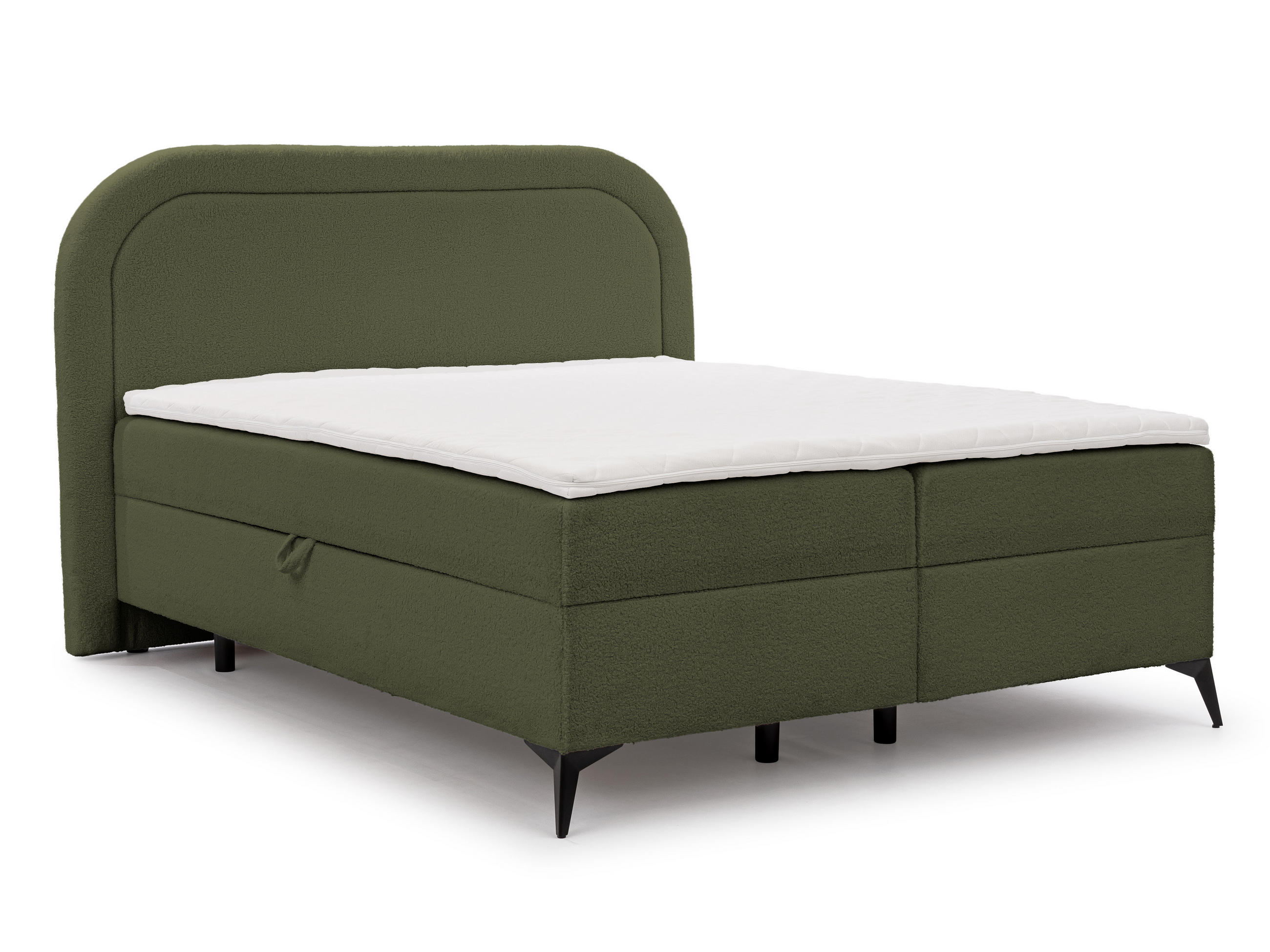 S-Style Boxbett Grün 140x200 cm