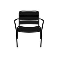 GARTENSESSEL - 1 Person - Metall - Schwarz - - Schwarz, Metall (60/71.5/67.5cm) - Vente-Unique