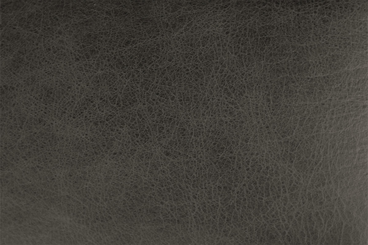 ECKSOFA BLOOM Anthrazit Leder - Anthrazit/Schwarz, Leder (276/177cm) - KAWOLA