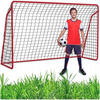 FUSSBALLTOR Rot - Rot, Metall (240/90cm) - KRUMAD