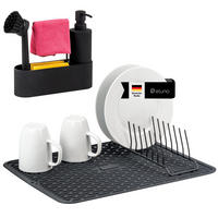 SPÜL-SET (2er Set), schwarz - Schwarz, Kunststoff (43/1/33.5cm) - eluno