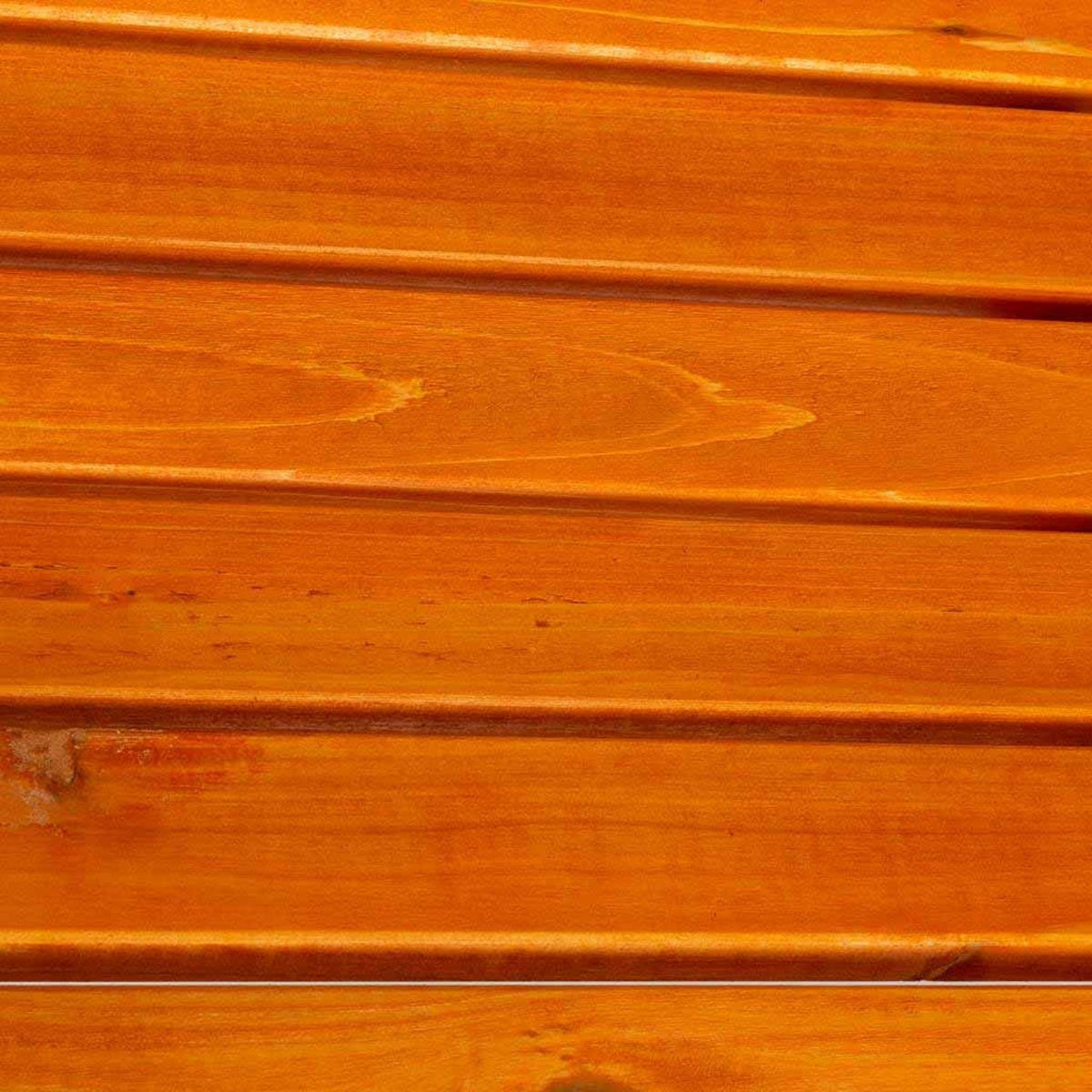 BANK aus Holz, 120x60x90cm - Orange, Holz (120/68/65cm) - Wanderlust