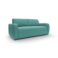 SCHLAFSOFA Duna - Grün, Textil (215/93/100cm) - Divani.store