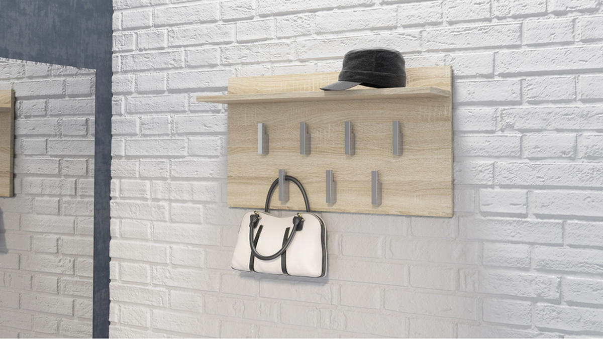 NÁSTĚNNÁ VĚŠÁKOVÁ SKŘÍŇ Sonoma 70/40/20 - Sonoma dub, kompozitní dřevo (70/40/20cm) - RAUMHIRSCH FURNITURE