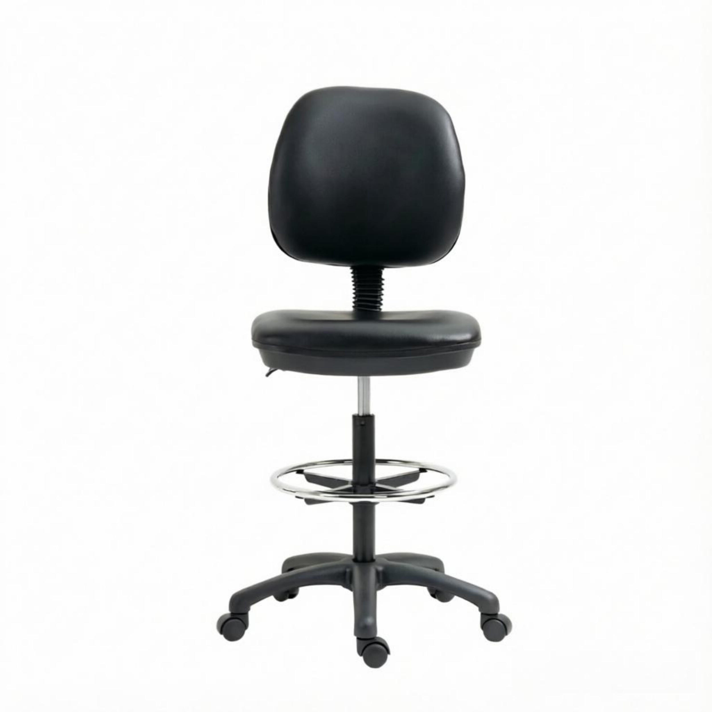 DREHSTUHL DE-40921 mit Fußlehne und Liegefunktion bis 135° Schwarz - Schwarz, Metall (49.5/137/46cm) - ComfortXL