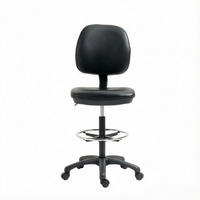DREHSTUHL DE-40921 mit Fußlehne und Liegefunktion bis 135° Schwarz - Schwarz, Metall (49.5/137/46cm) - ComfortXL