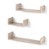 WANDREGAL Sonoma 60 x 10 cm 3er Set - Sonoma Eiche, Holzwerkstoff (60/10/15cm) - Vicco