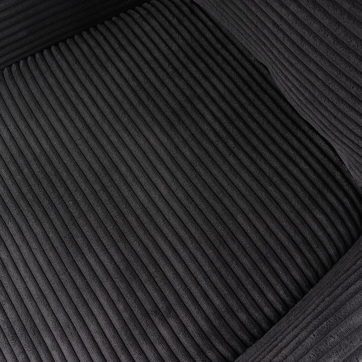 ARMLEHNENSTUHL - 2er-Set - Schwarz, Textil/Metall (58/88/68cm) - home24