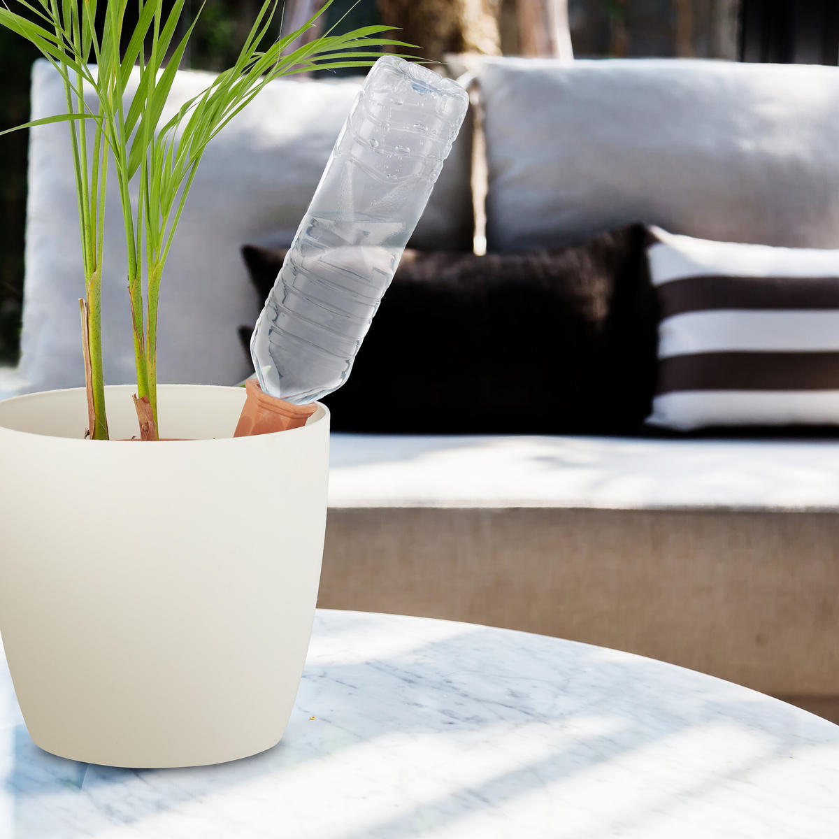 12XTONKEGEL - Hellbraun, Keramik (5.5/17/5cm) - Relaxdays