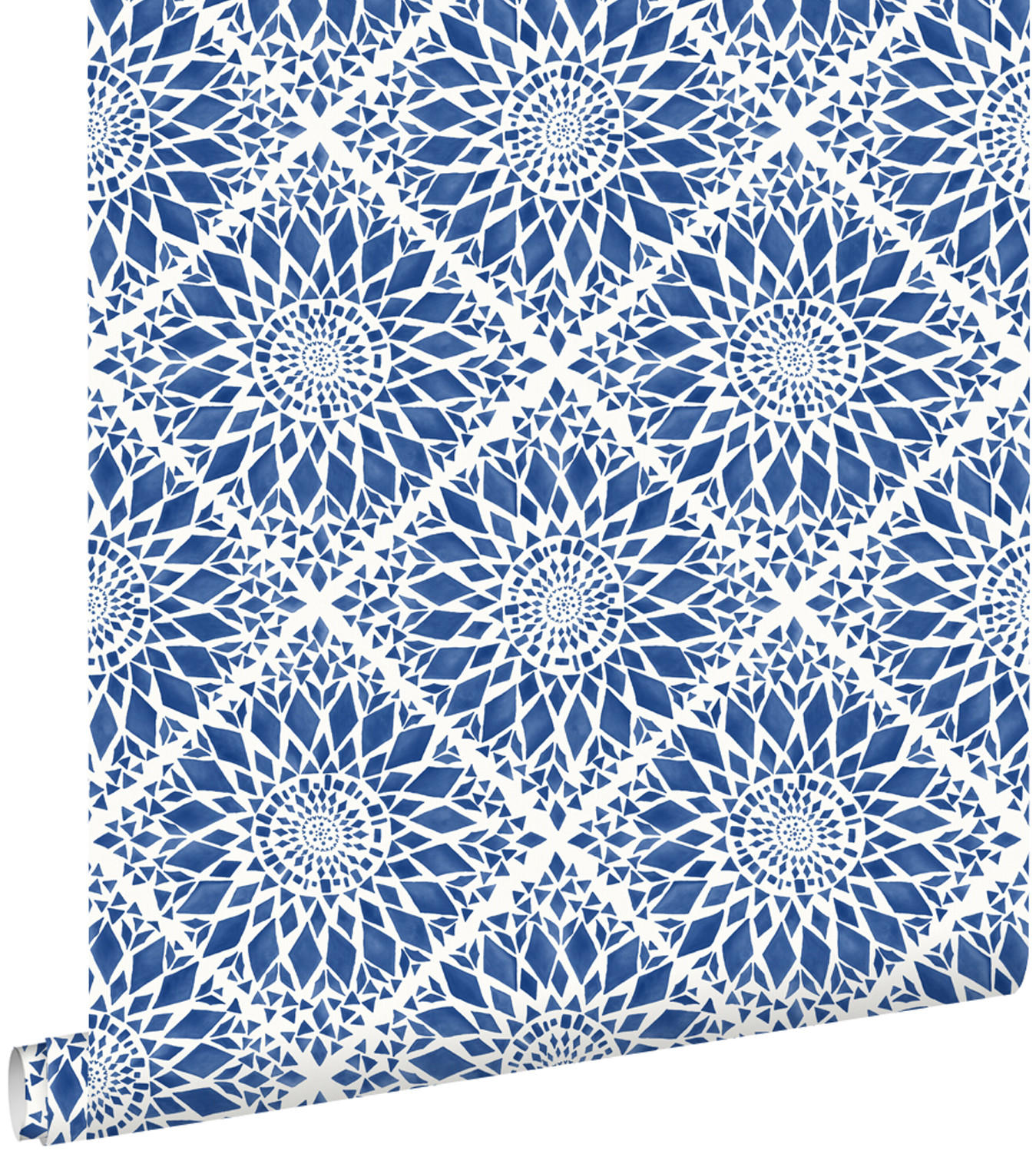 TAPETE Fliesenmuster 53 cm x 10.05 m - Blau, Papier (53/1000cm) - ESTAhome