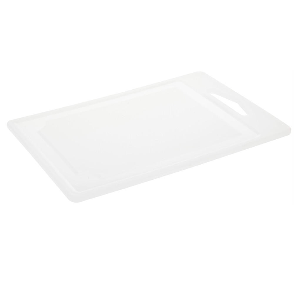 SCHNEIDEBRETT Basic Weiß 30/22/1 cm Kunstoff - Weiß, Kunststoff (22/30cm) - Mondex