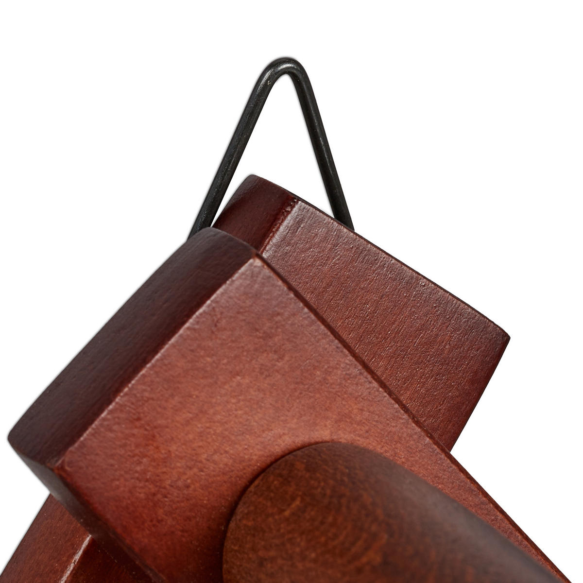 WANDGARDEROBE - Braun, Holz (111/5.5/7.5cm) - Relaxdays
