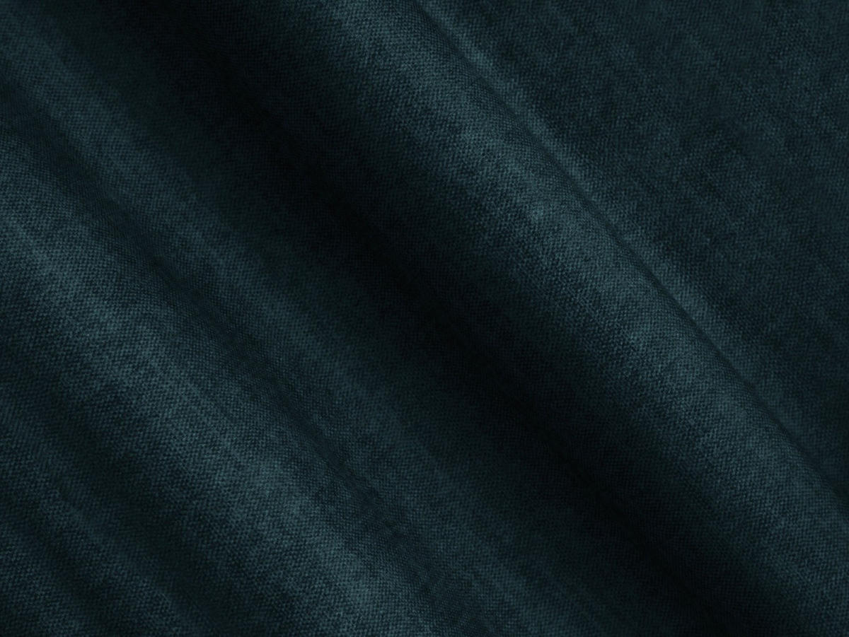 MODULARES-ECKSOFA rechts Campi aus Samt petrol 4 Sitzplätze - Petrol, Textil (156/256cm) - Cosmopolitan Design