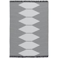 TEPPICH BEIDSEITIG ETHNO KELIM TREND - Grau, Textil (140/200cm) - Pergamon
