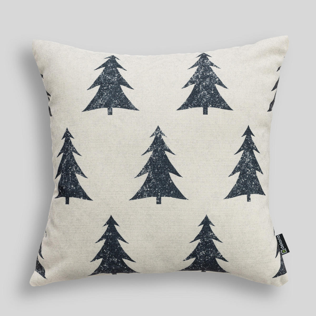 KISSENHÜLLE Evergreen Whimsy 43x43 cm - Weiß, Textil (43/1cm) - Dekoria