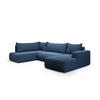 ECKSOFA aus Polyester Revolto U XL 8 Sitzer, Dunkelblau (Aragon 79) - Dunkelblau, Textil (335/200cm) - Meblito