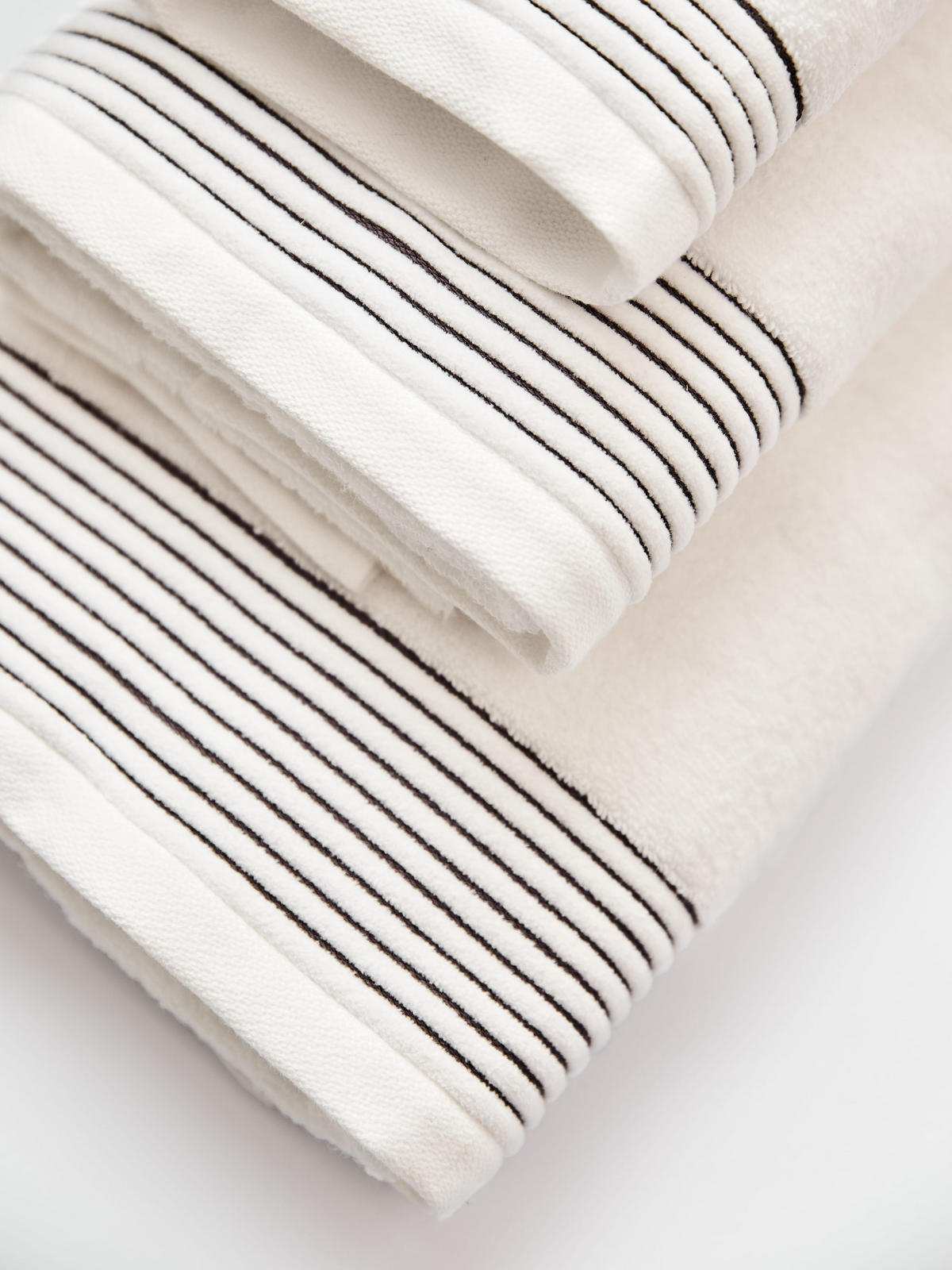 BADETUCH Pure Elegance, 100x150cm, Baumwolle, Weiß - Weiß, Textil (100/150cm) - SOWL
