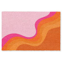 KOBERCE - Retro - Vlny - Farebné - 180x120 cm - viacfarebná, textil/plast (180/0.4cm) - OnlyWow