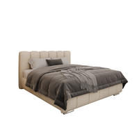 POLSTERBETT Zaira 160x200cm – Elegantes Polsterbett für modernen Wohnstil , ohne matratze, beige - Beige, Holz (140/200cm) - Homesy