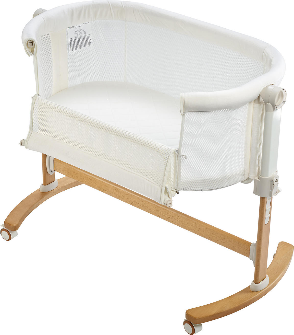BEISTELLBETT Amila - Weiß, Holz (48/84cm) - BabyGo