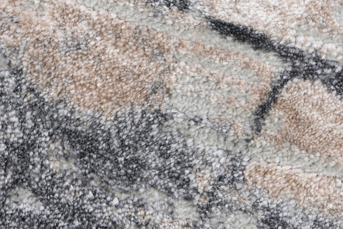 TEPPICH COMO Dunkelbeige 200/300 cm - Dunkelbraun, Kunststoff (200/300cm) - Tapiso