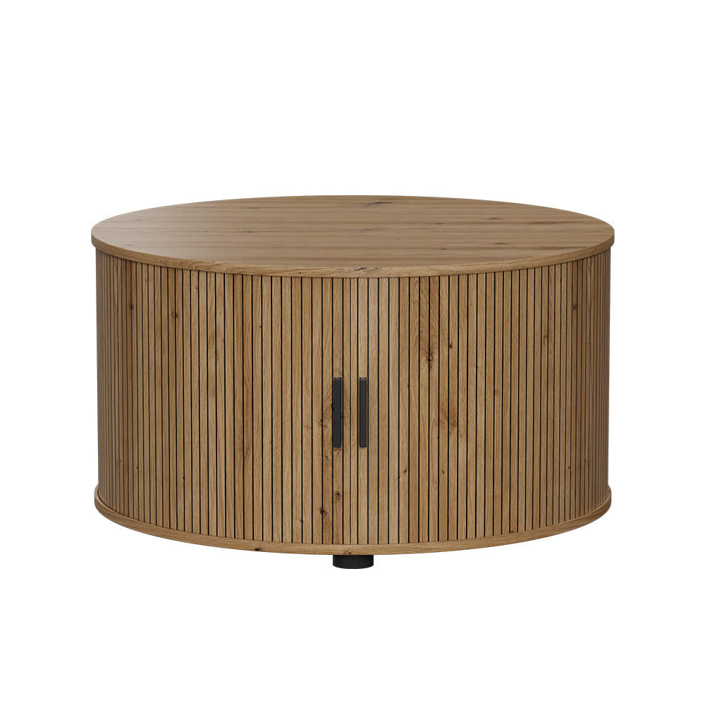 MASUTA DE CAFEA Selva stejar 80 x 80 cm cu usa culisanta - culoare lemn stejar, compozit lemnos (80/80/45cm) - Vicco