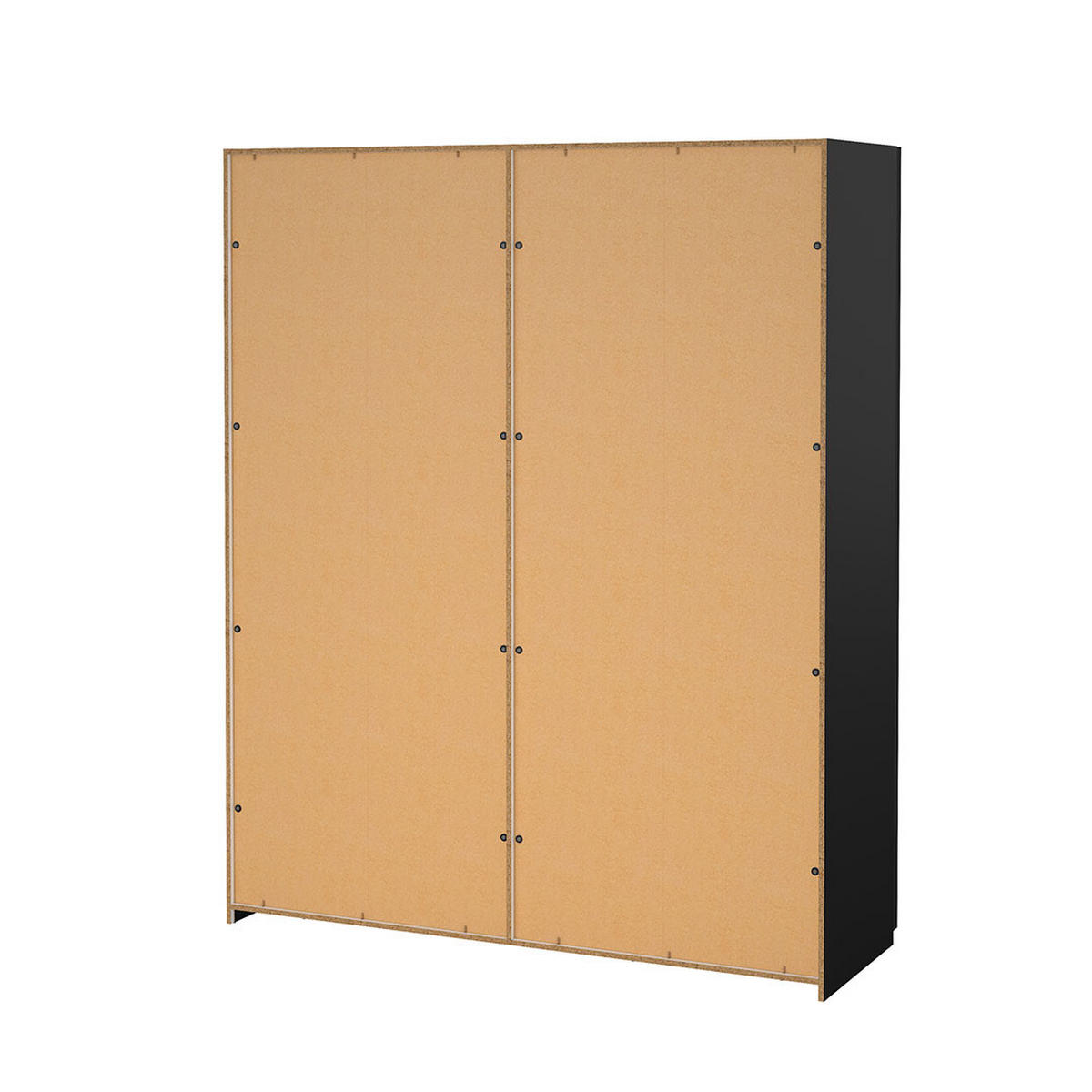 SCHIEBETÜRENSCHRANK, Como, Schwarz, Holzwerkstoff, 179 x 67 x 221 cm - Schwarz, Holzwerkstoff (179/221/67cm) - ebuy24