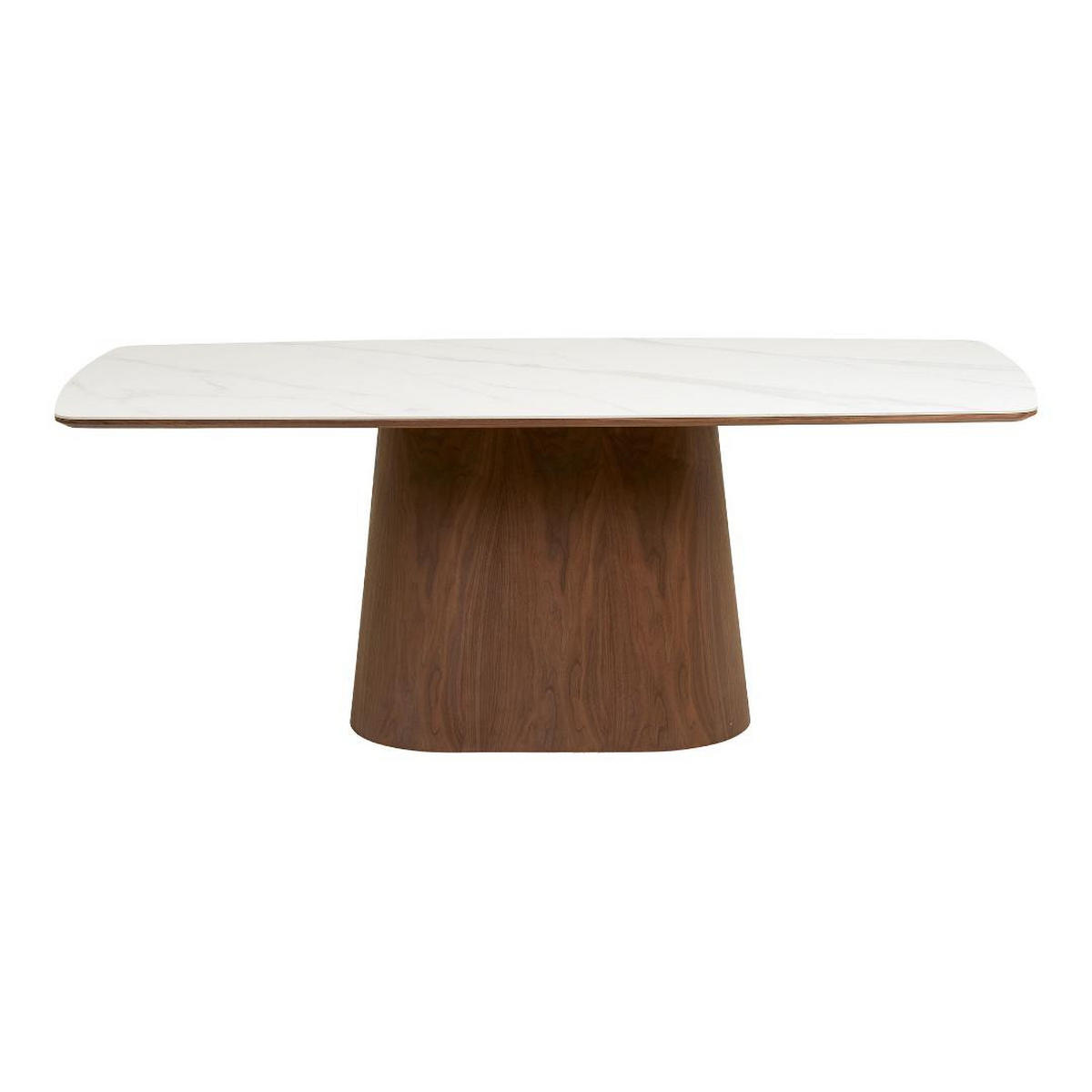 ESSTISCH, Frida, Weiß, Holzwerkstoff / MDF / Keramik, 200 x 90 x 76 cm - Weiß, Holzwerkstoff (90/200/76cm) - ebuy24