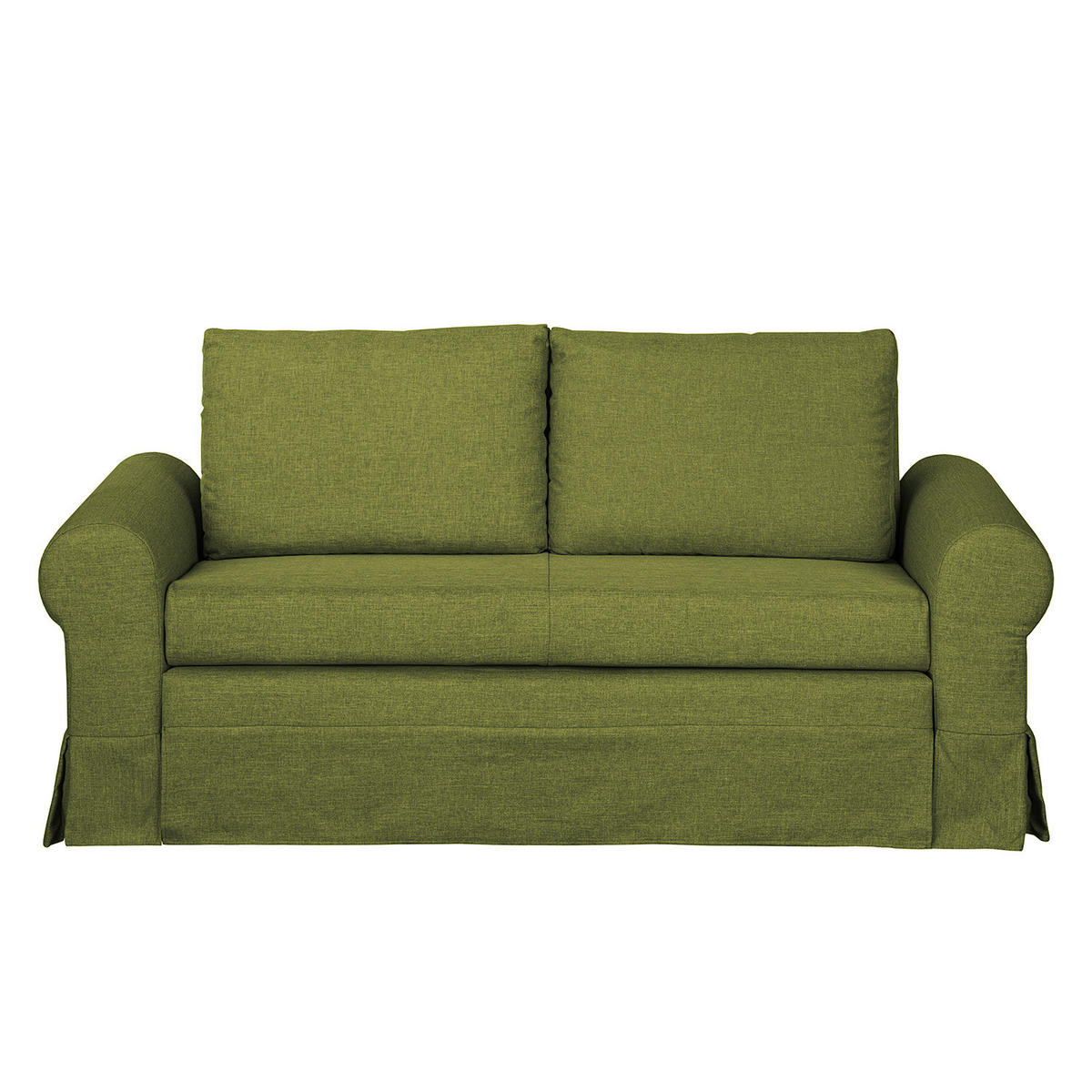 SCHLAFSOFA mit Husse - Grün, Textil (205/90/90cm) - home24
