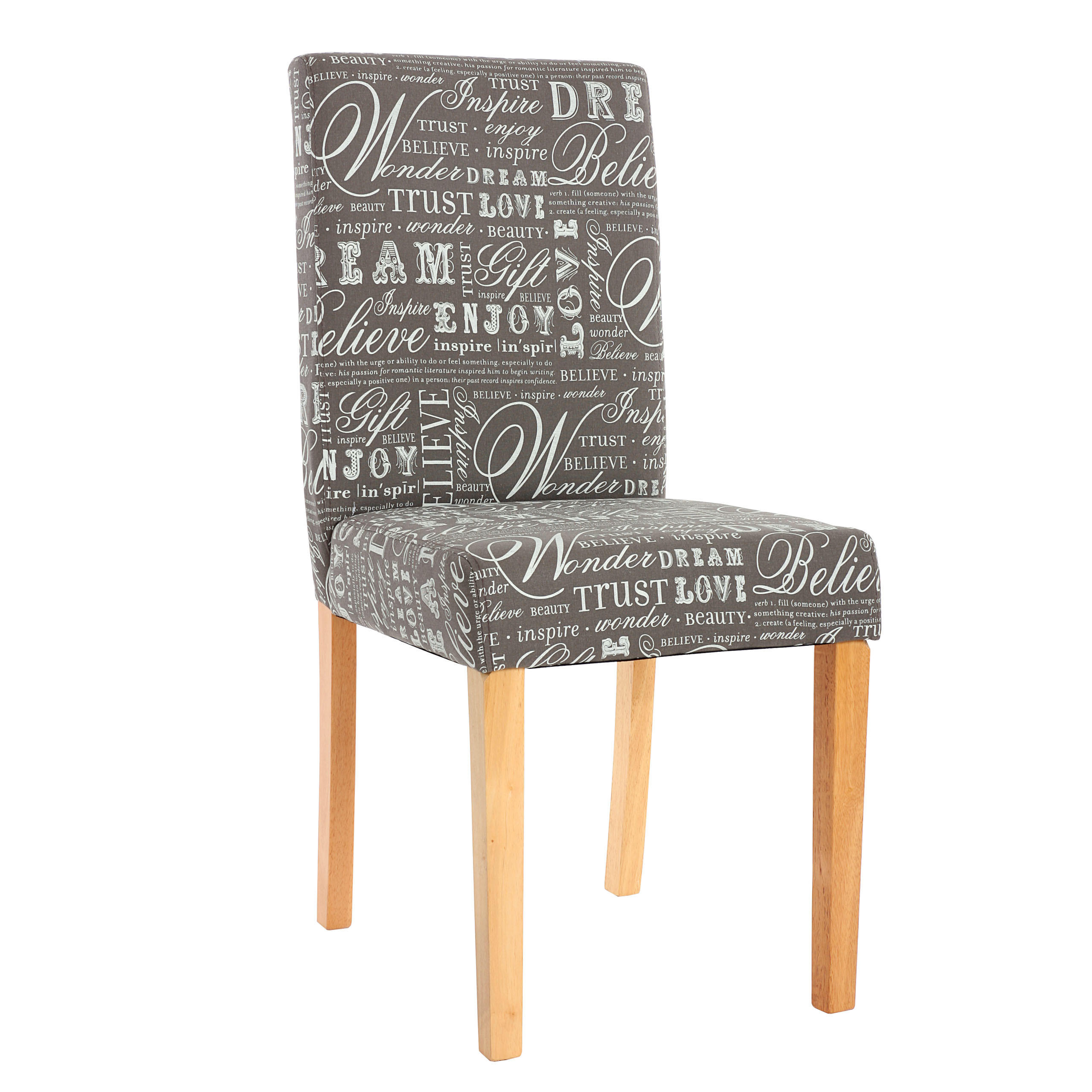 ESSZIMMERSTUHL Grau, Weiß 2er-Set - Weiß/Grau, Textil (43/90/56cm) - Jamb