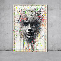 GEMÄLDE Ätherisches Bild Schattenfugenrahmen Weiß 140x100 cm - Weiß, Holz (140/100cm) - YS-art gallery