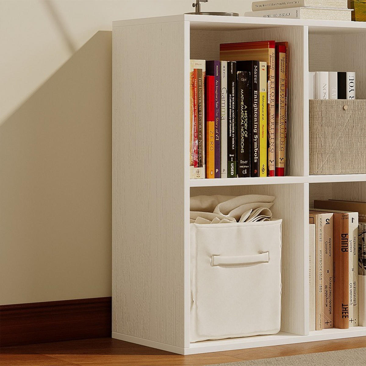 BÜCHERSCHRANK, weiß 130/70/30 cm - Weiß, Holzwerkstoff (30/70/130cm)