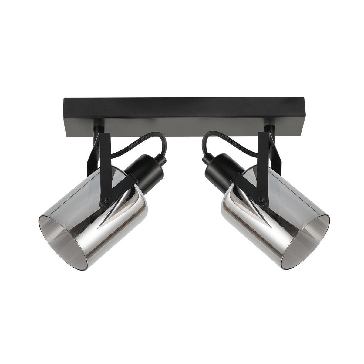 DECKENSTRAHLER Glost 18/16/28 cm - Grau, Metall (28/18/16cm) - ZMH