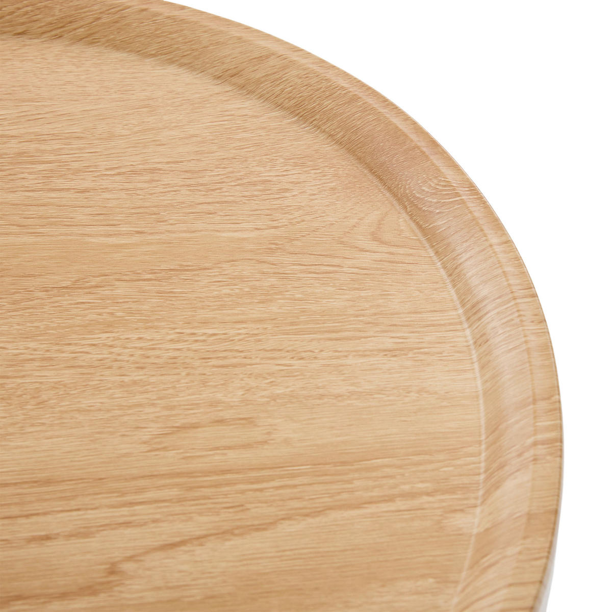 BEISTELLTISCH Oak-coloured Schwarz - Eichefarben, Holzwerkstoff (55/55/60cm) - ComfortXL