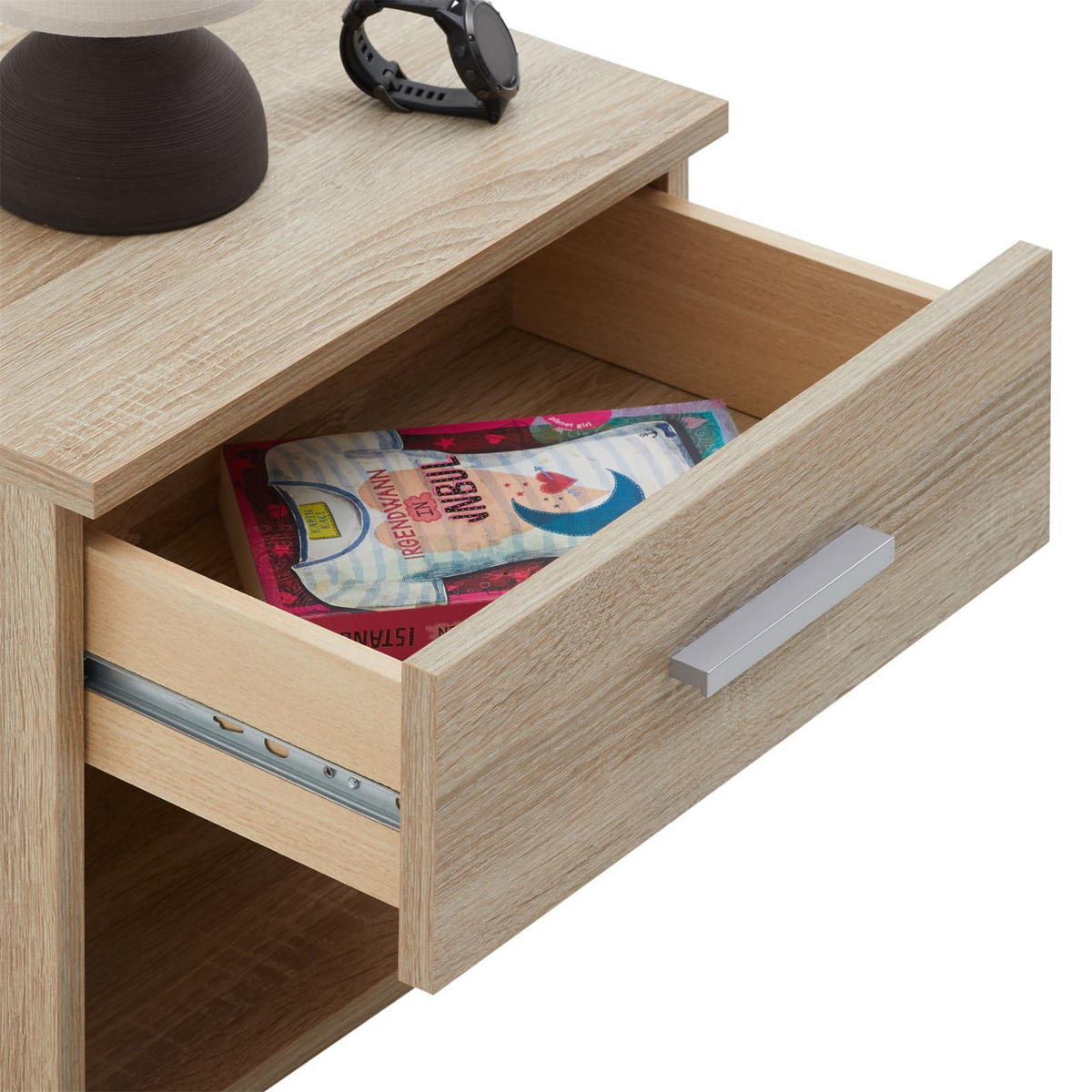 NACHTTISCH MARY - Sonoma Eiche, Holzwerkstoff (42/38/30cm) - CARO-Möbel
