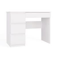 SCHREIBTISCH Weiß 98/76/51 - Weiß, Holzwerkstoff (51/98/76cm) - RAUMHIRSCH FURNITURE